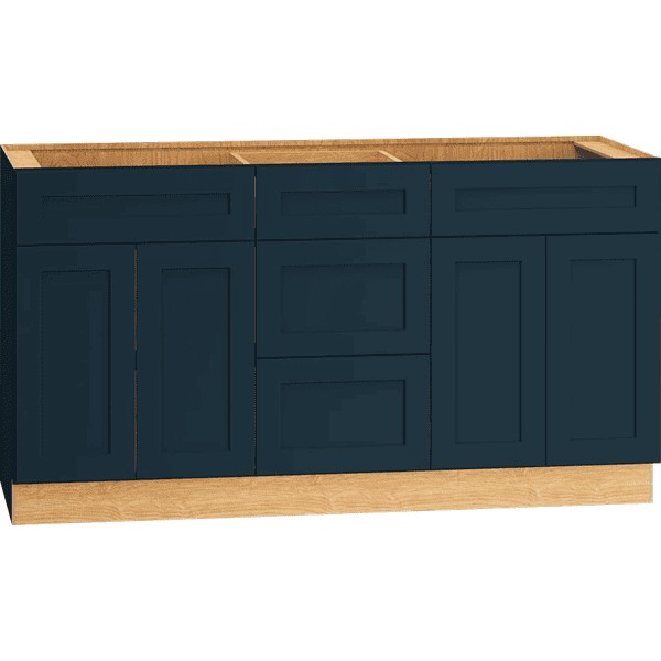 Omni Vanity Sink Three Drawer Base 21" Deep - Admiral