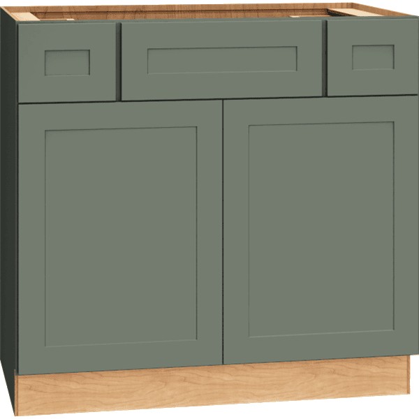 Omni Vanity Sink 2 Drawer Base 42"" Wide - Rosemary
