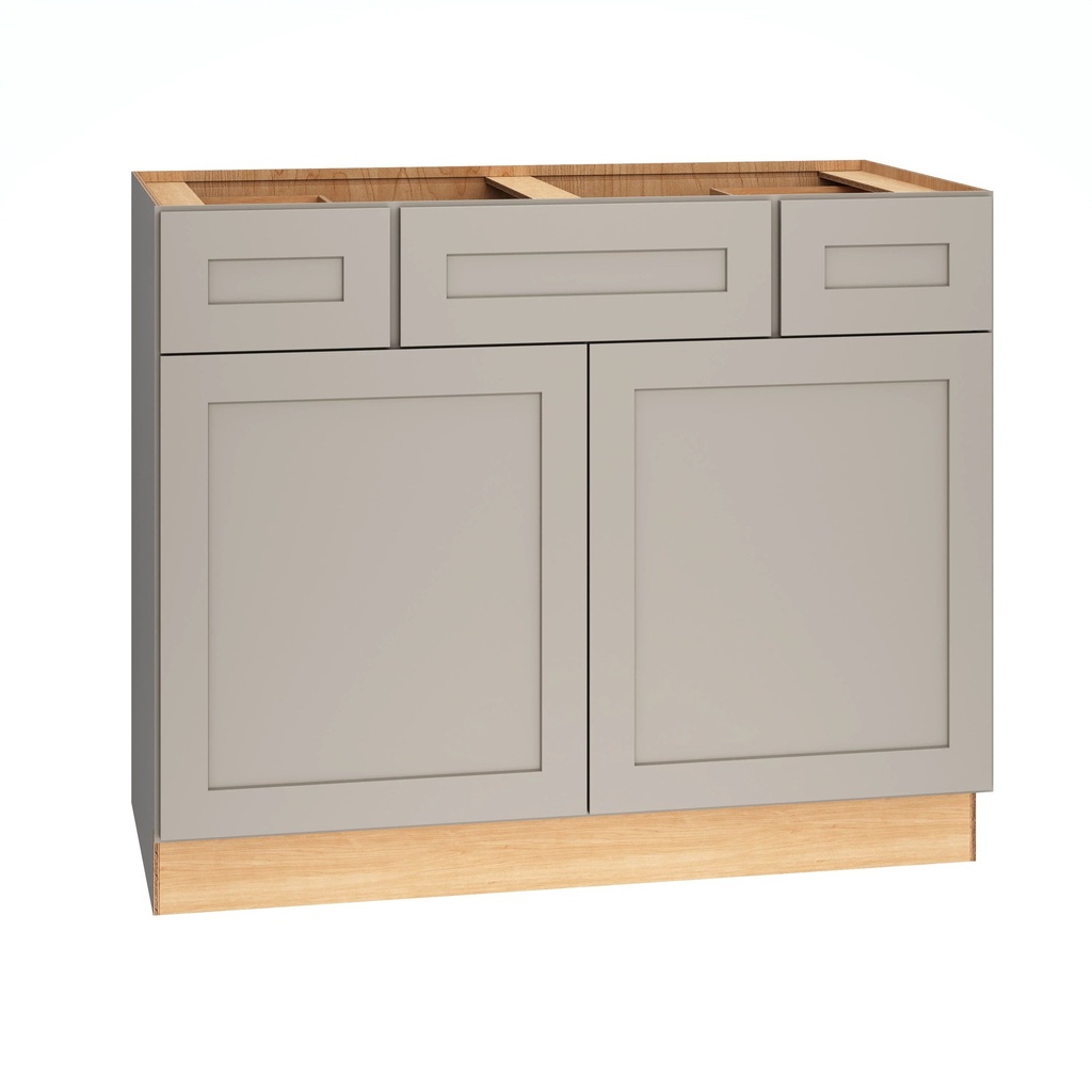 Omni Vanity Sink 2 Drawer Base 42"" Wide - Mineral