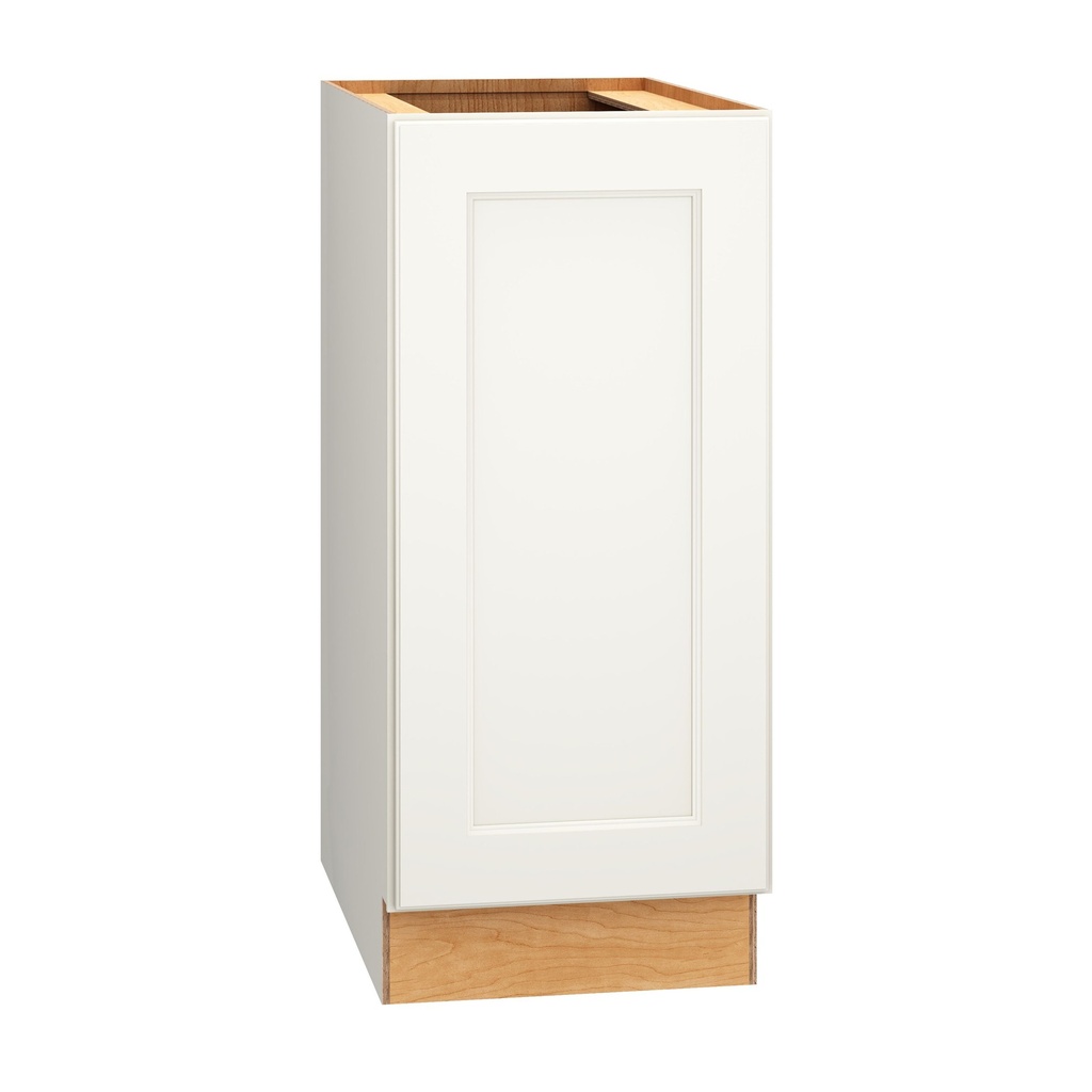 Omni Full Height Base Single Door 15" Wide - Snow
