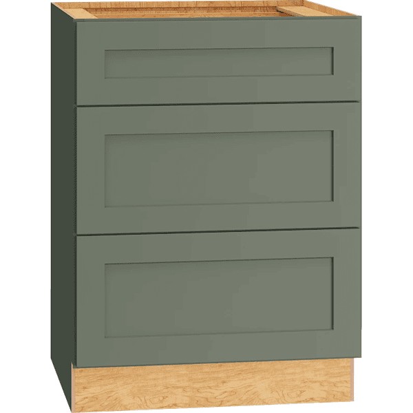 Omni Vanity 3 Drawer Base Cabinet 24" Wide - Rosemary