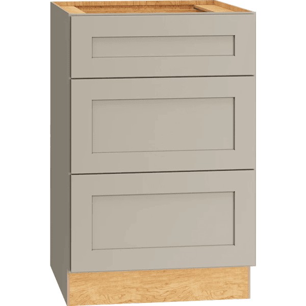 Omni Vanity 3 Drawer Base 21 - Mineral