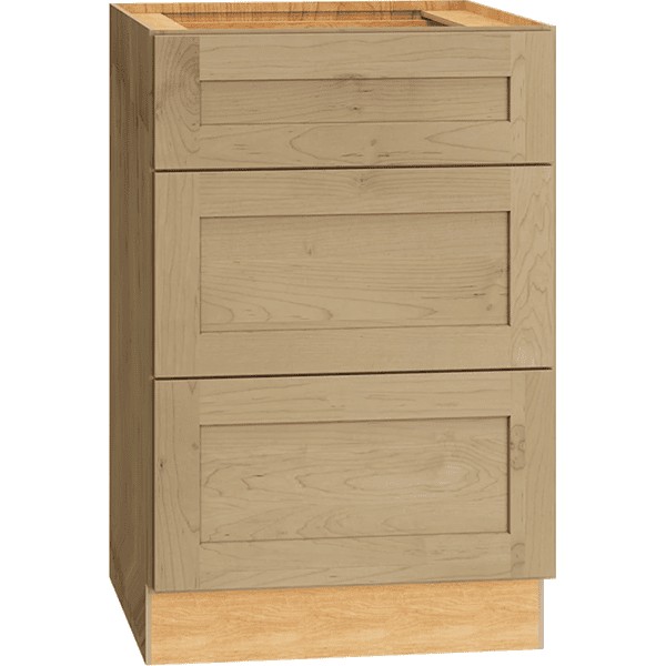 Omni Vanity 3 Drawer Base 21 - Hammock