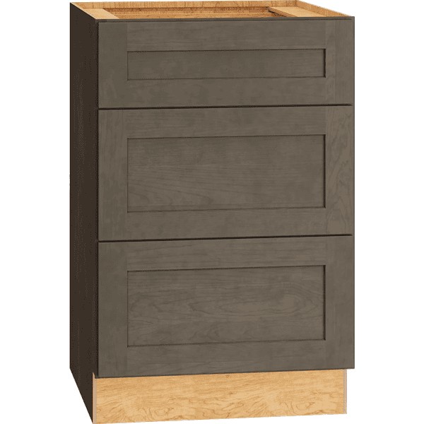Omni Vanity 3 Drawer Base 21 - Beachwood