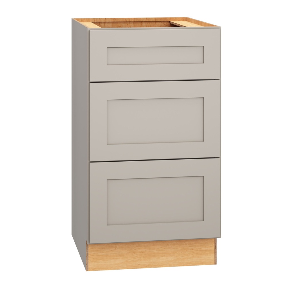 Omni Vanity 3 Drawer Base 18 x 32 1/2 - Mineral