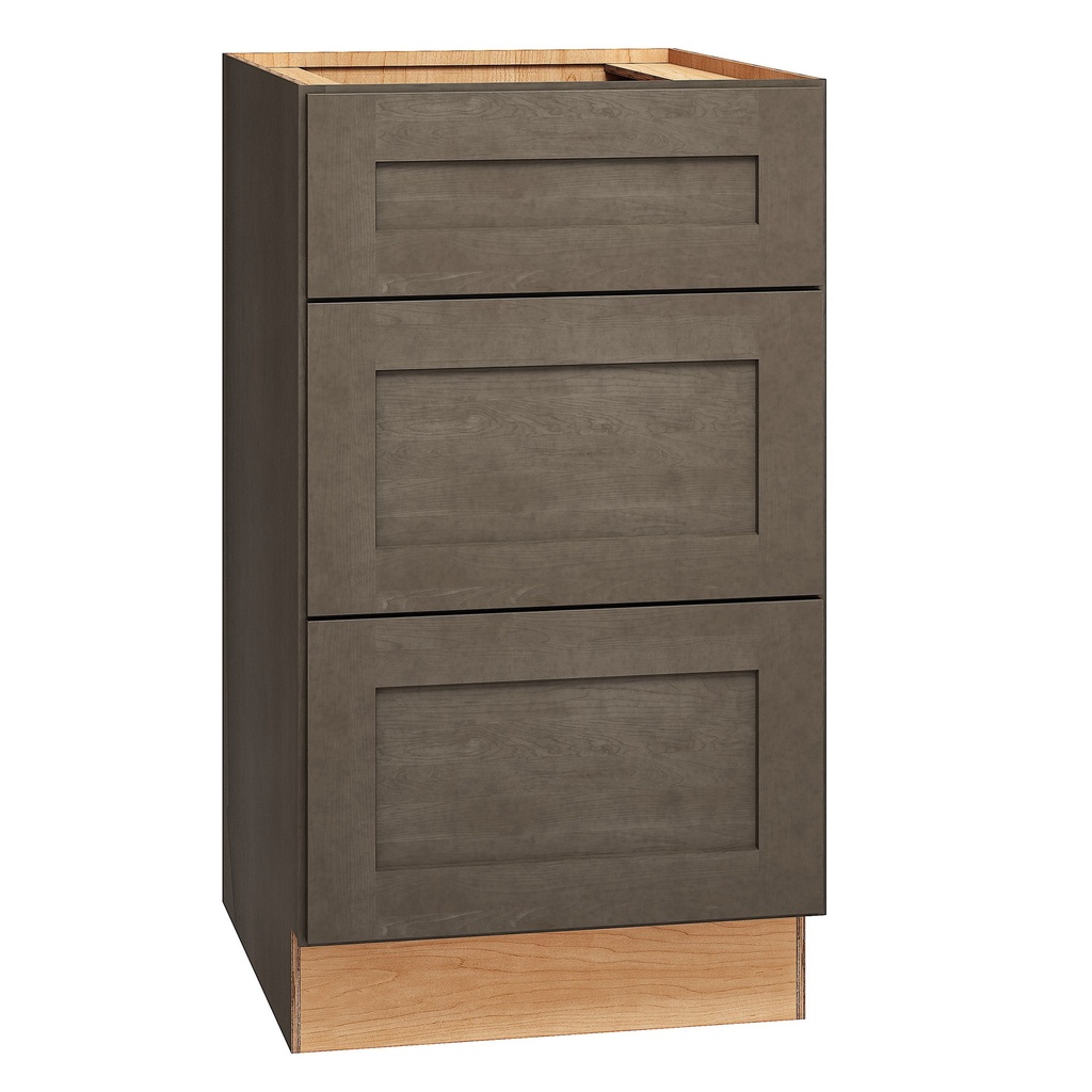 Omni Vanity 3 Drawer Base 18 x 32 1/2 - Beachwood