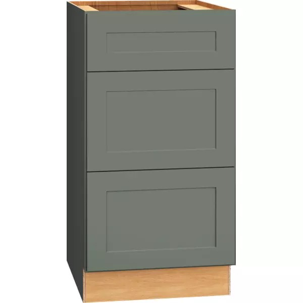 Omni Vanity 3 Drawer Base 18 - Rosemary
