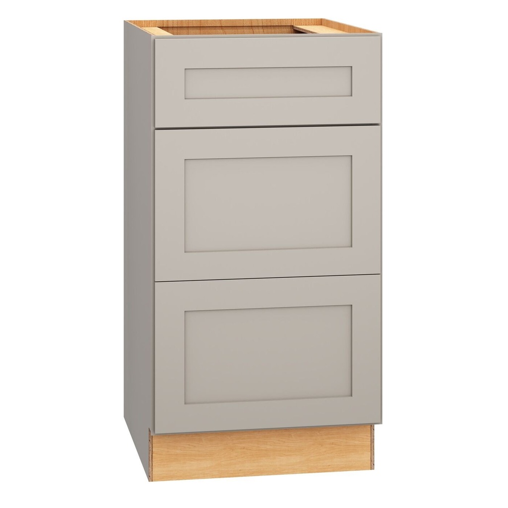 Omni Vanity 3 Drawer Base 18 - Mineral