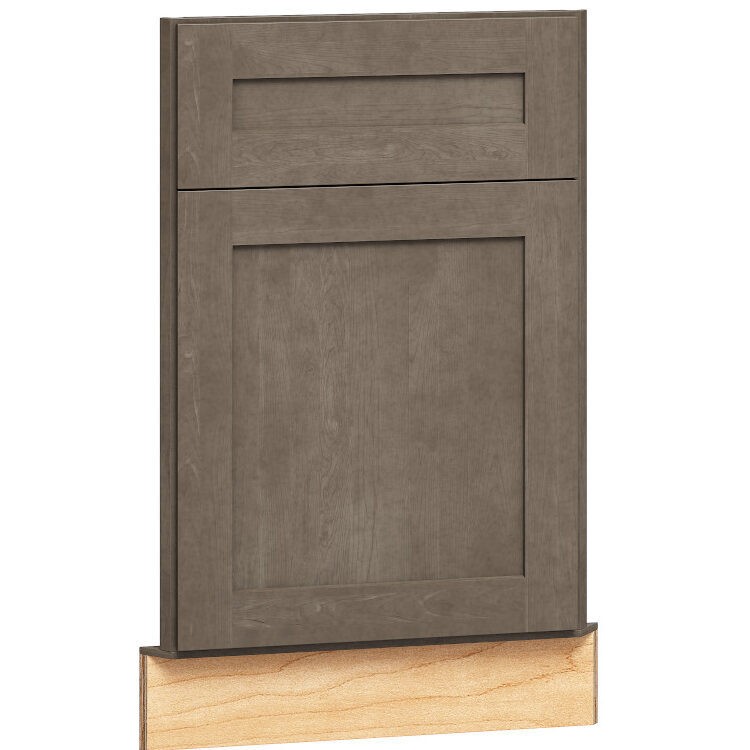 Omni Single Door Angled Corner Sink Front 36"" - Beachwood
