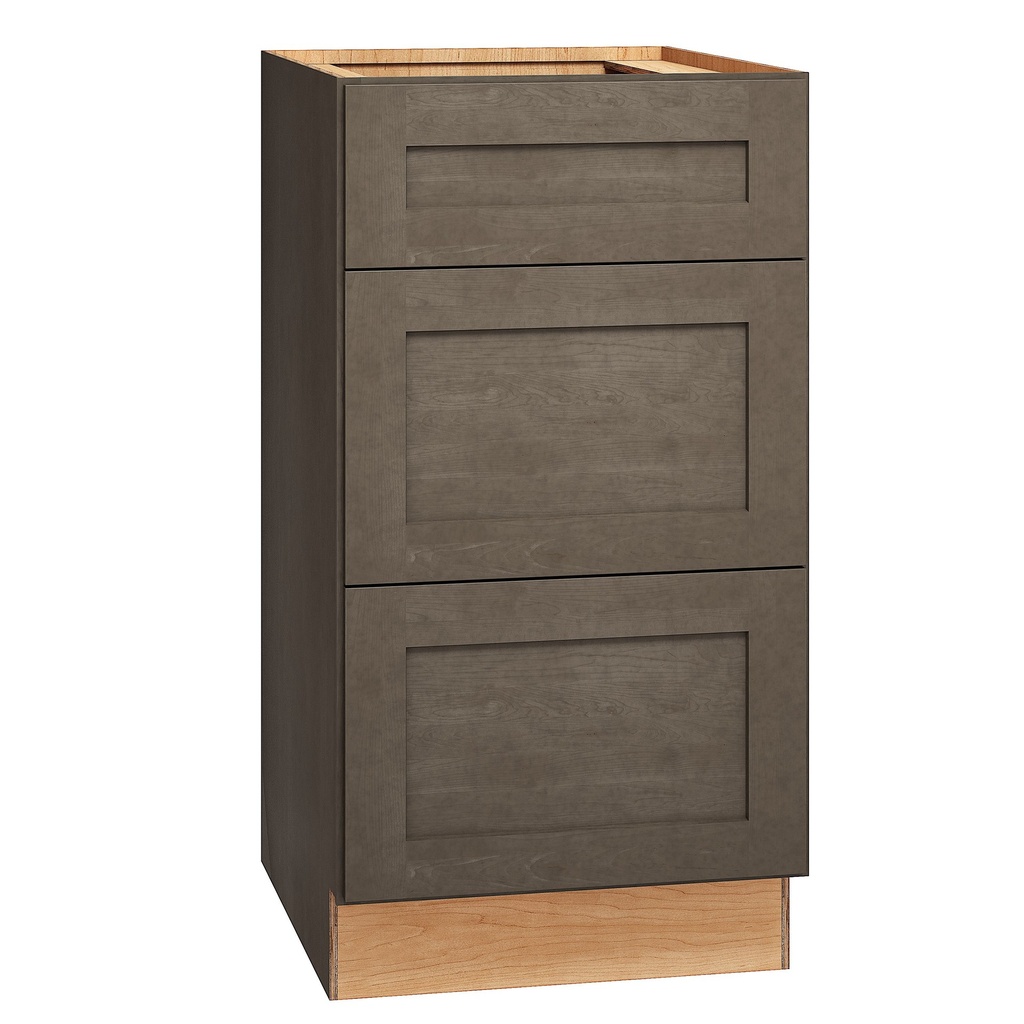 Omni Vanity 3 Drawer Base 18 - Beachwood