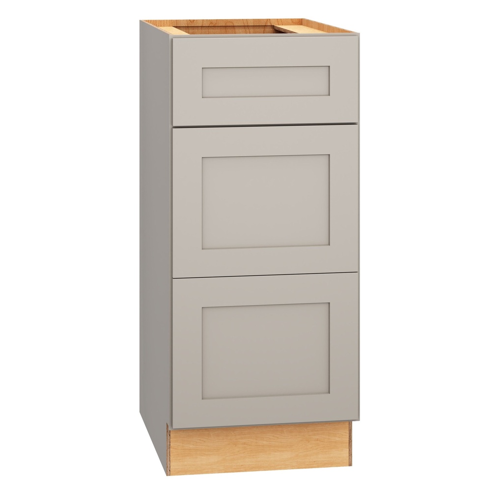 Omni Vanity 3 Drawer Base 15 - Mineral