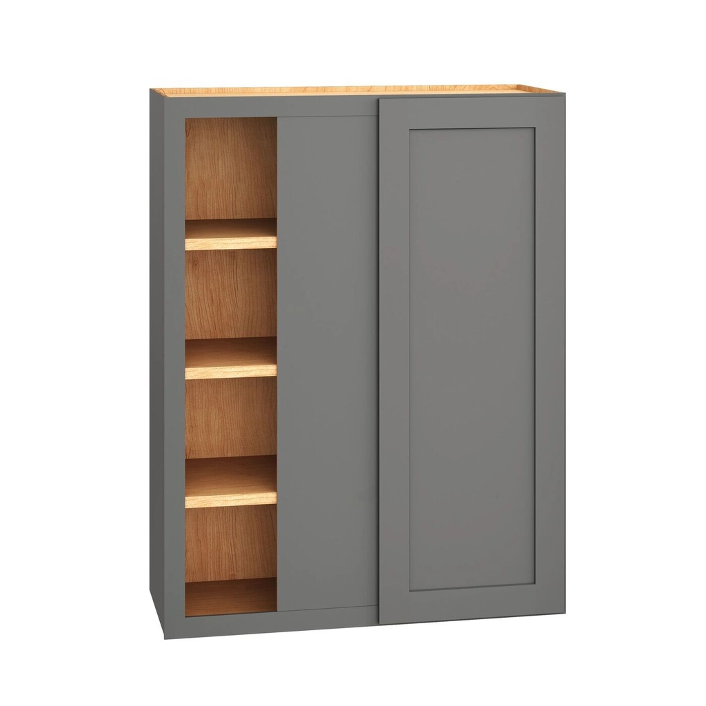 Omni Wall Corner Single Door 30 x 39 - Graphite