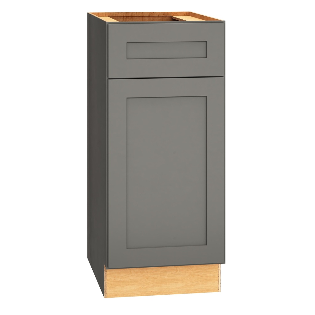 Omni Vanity Base Single Door 15 - Graphite