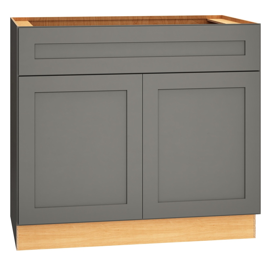 Omni Vanity Sink Base 36 x 32 1/2 - Graphite