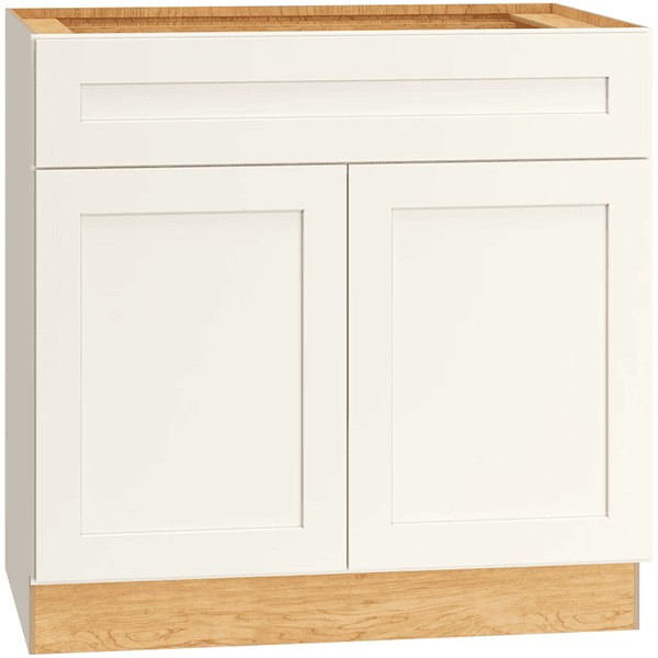 Omni Vanity Sink Base 33"" Wide - Snow