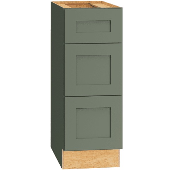 Omni Vanity 3 Drawer Base 12 x 32 1/2 - Rosemary