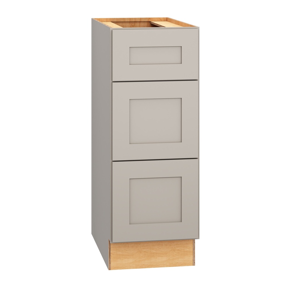 Omni Vanity 3 Drawer Base 12 x 32 1/2 - Mineral