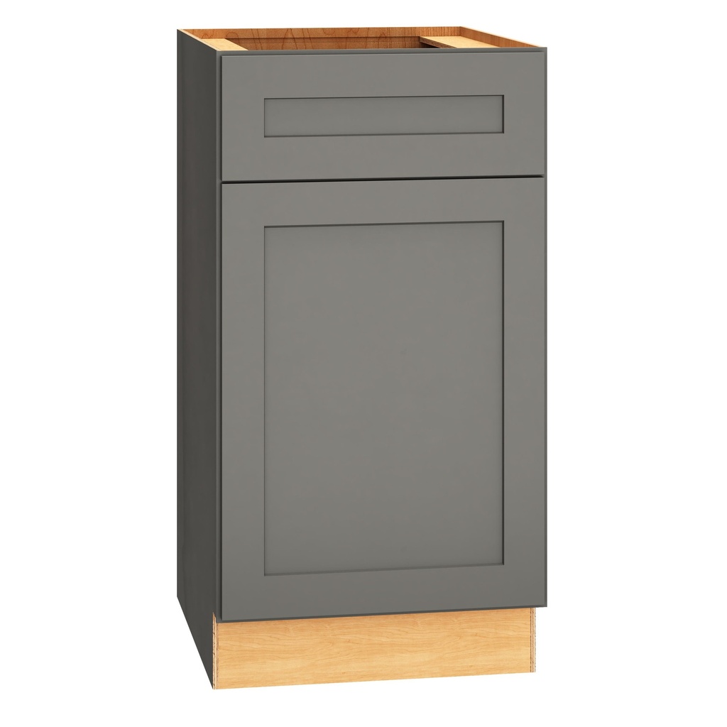 Omni Vanity Base Single Door 18 - Graphite