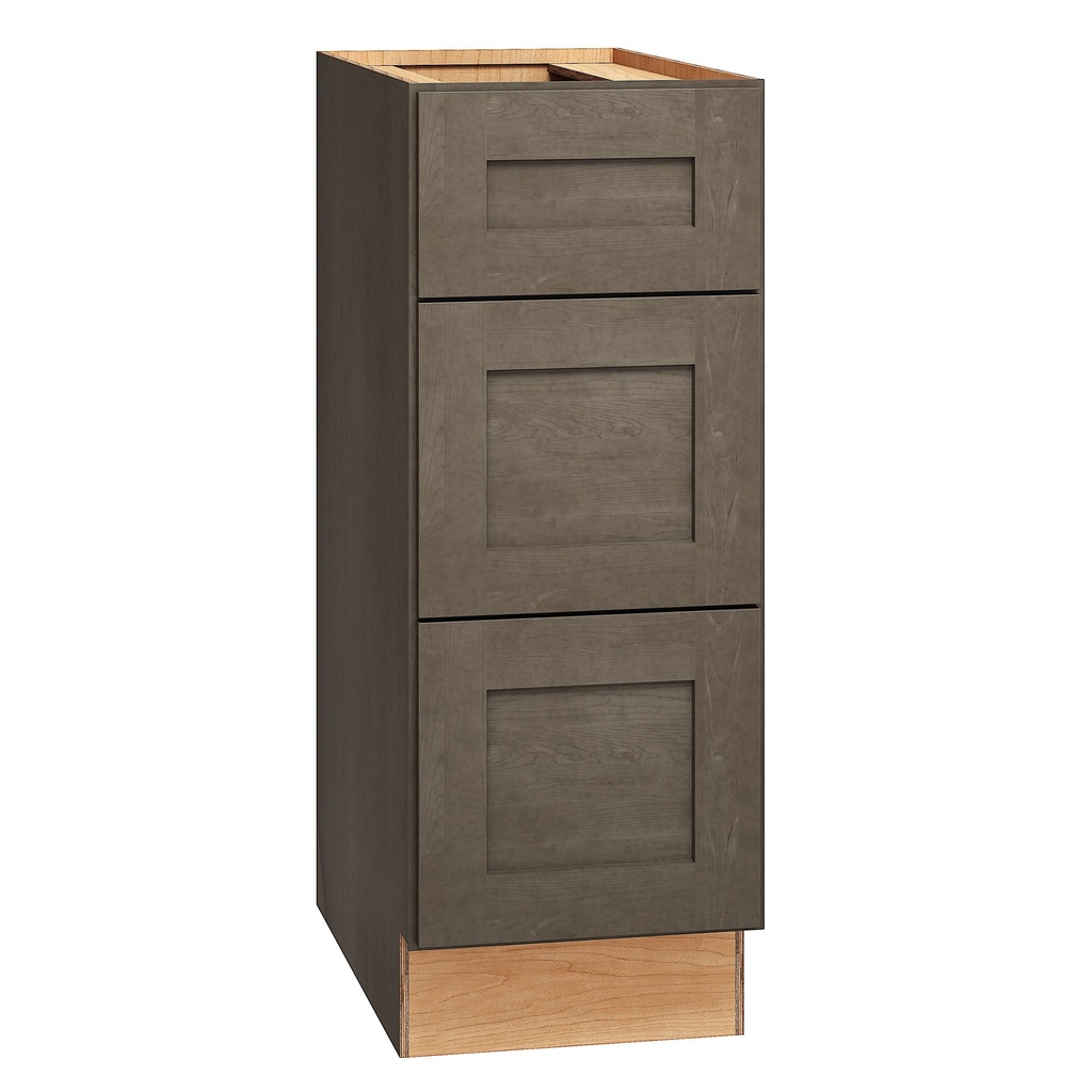 Omni Vanity 3 Drawer Base 12 x 32 1/2 - Beachwood