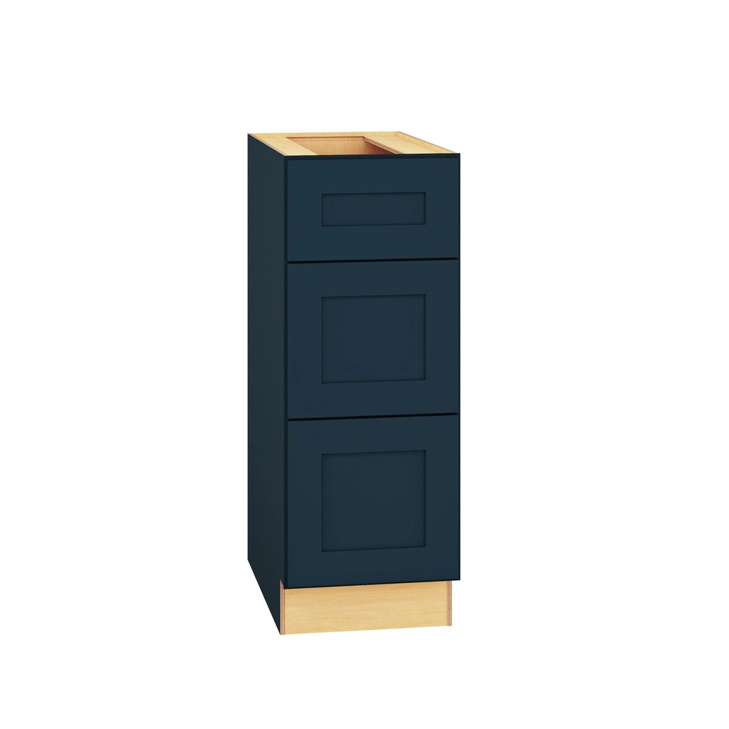 Omni Vanity 3 Drawer Base 12 x 32 1/2 - Admiral