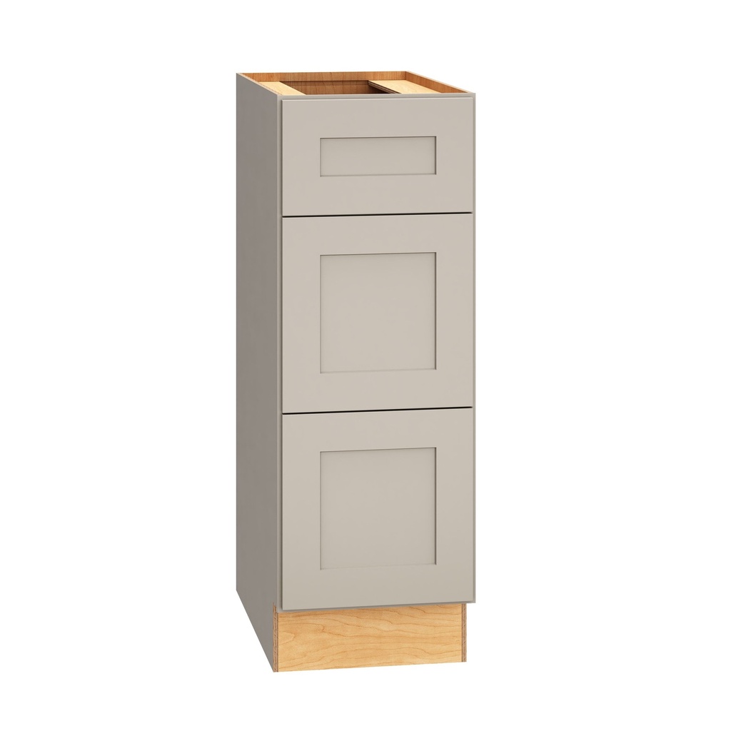 Omni Vanity 3 Drawer Base 12 - Mineral