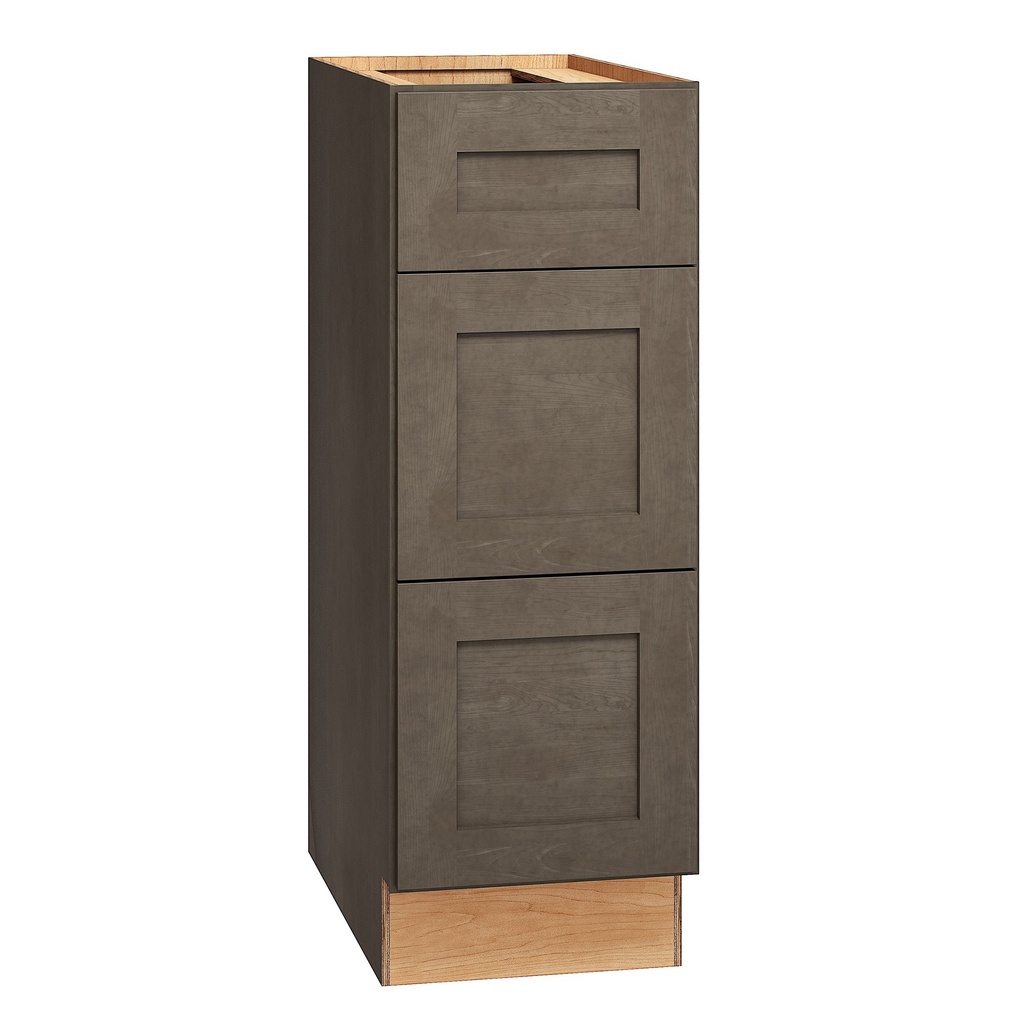 Omni Vanity 3 Drawer Base 12 - Beachwood