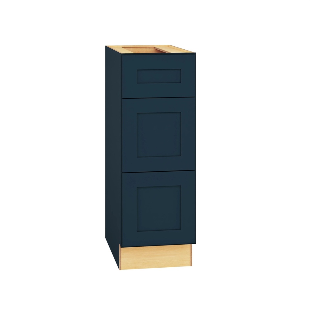 Omni Vanity 3 Drawer Base 12 - Admiral