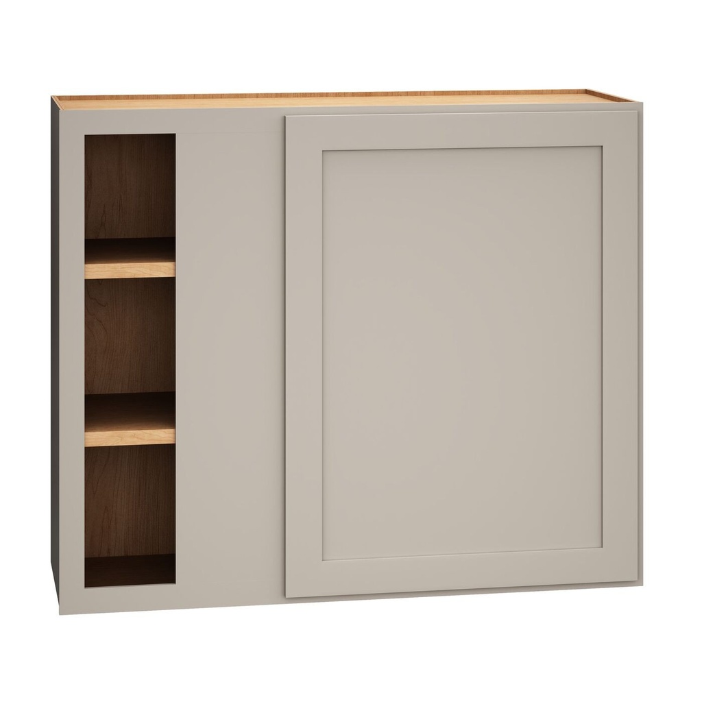 Omni Wall Corner Single Door 36 x 30 - Mineral