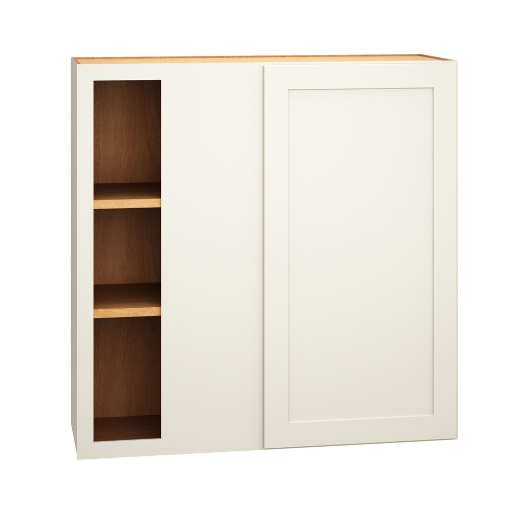 Omni Wall Corner Single Door 36 x 36 - Snow