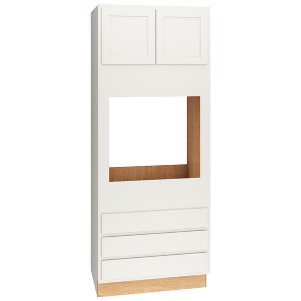 Classic Single Oven 3 Drawers 33 x 84 - Snow