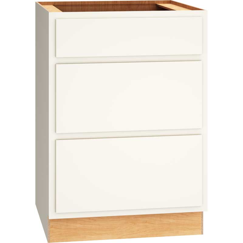 Classic 3 Drawer Base 24 - Snow