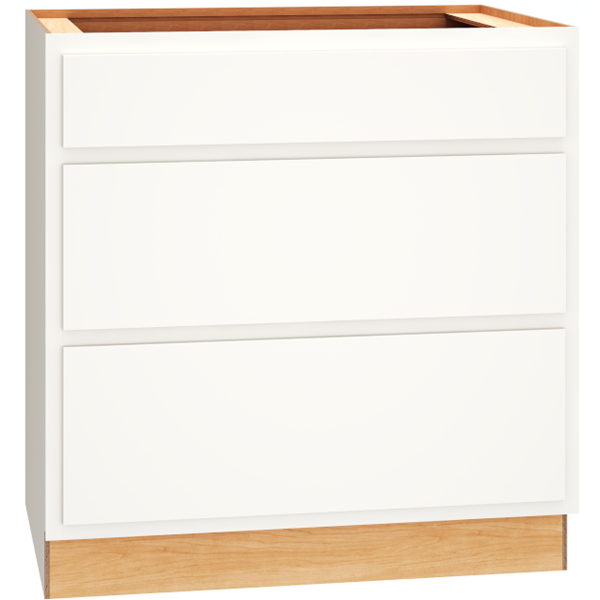 Classic 3 Drawer Base 33 - Snow