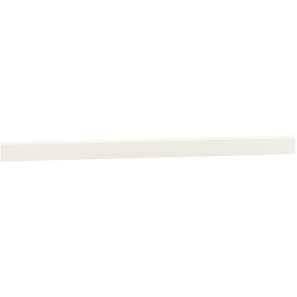 Classic Shaker Baseboard Toe Moulding - Snow