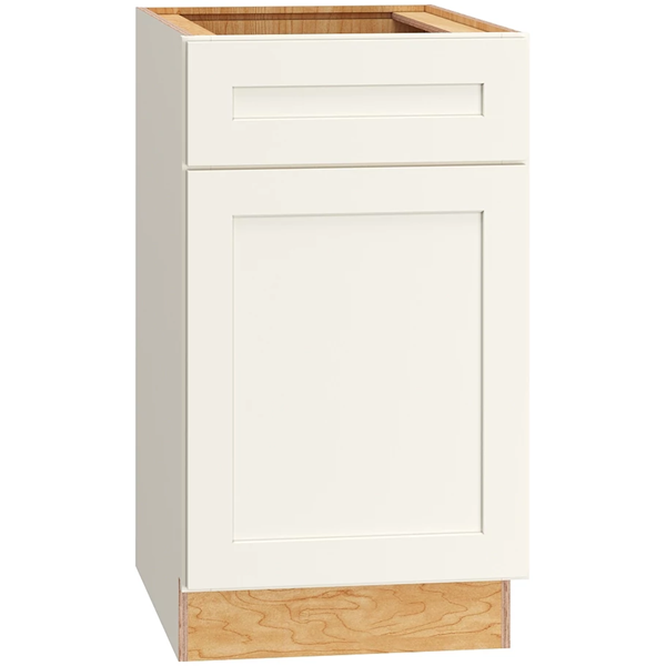 Omni Vanity Base Single Door 1832 - Snow
