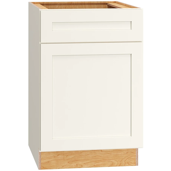 Omni Vanity Base Single Door 2132 - Snow