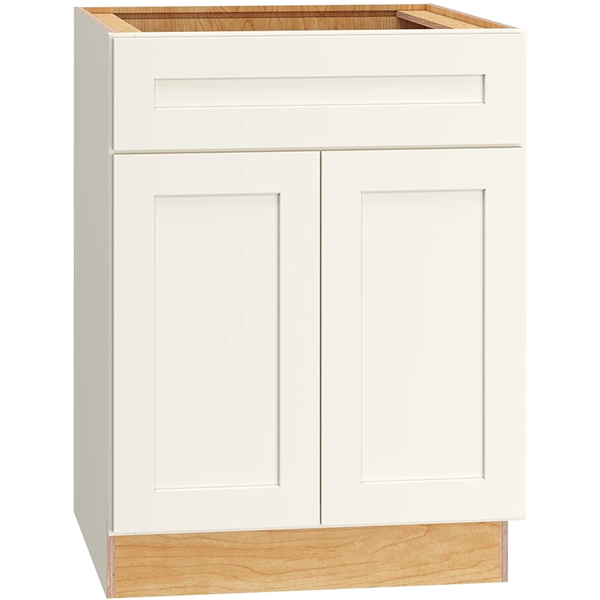 [VB2432.521.MOS] Omni Vanity Base Single Door 2432 - Snow