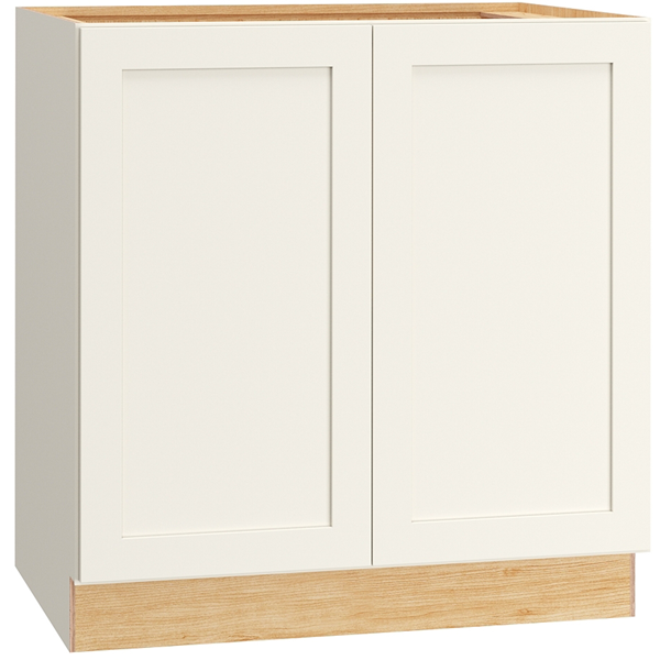 Omni Full Height Base Double Door 33" Wide - Snow