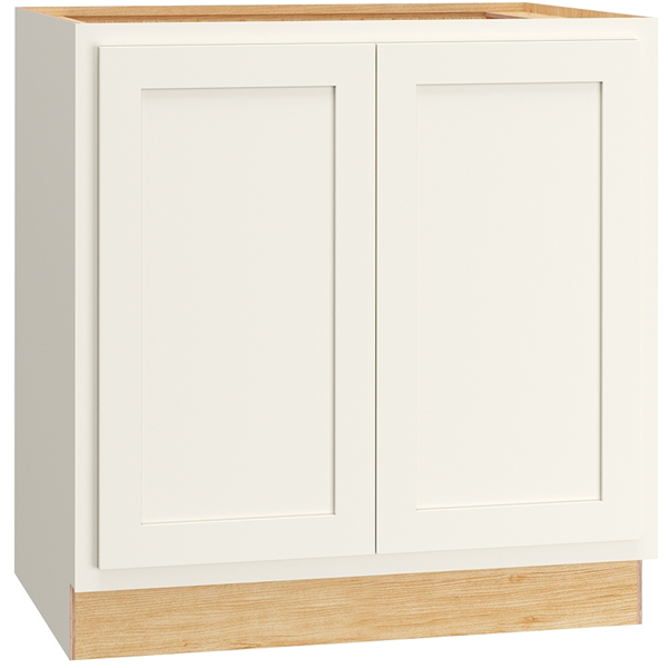 Classic Full Height Base Double Door 33" Wide - Snow