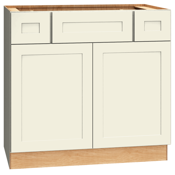 Omni Vanity Sink 2 Drawer Base 36" Wide - Steam
